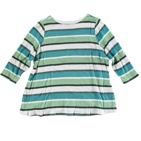 Style & Co  / Croft & Barrow Striped Tops Bundle Women's Size 1X - Picture 5 of 7